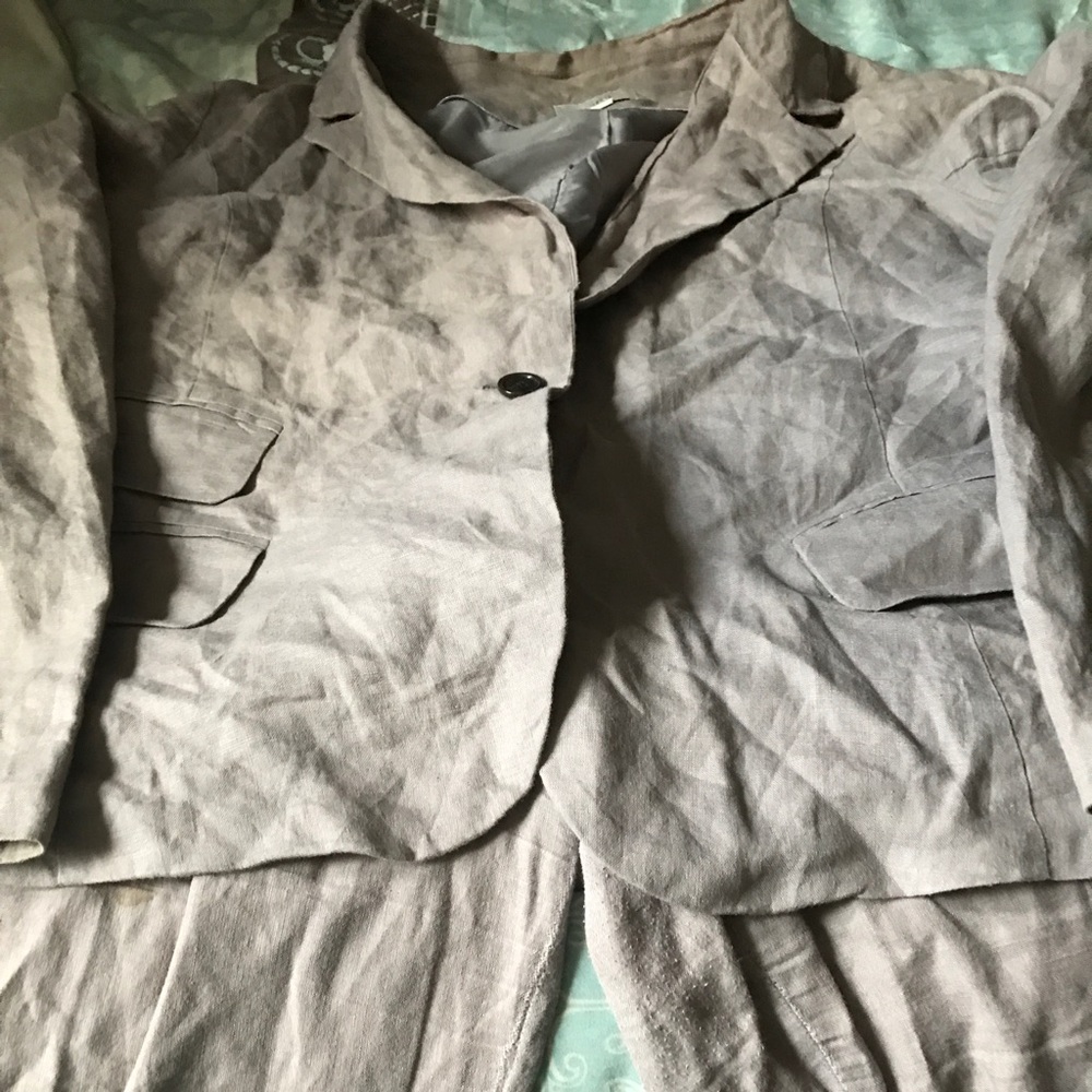 Loft two piece linen suit